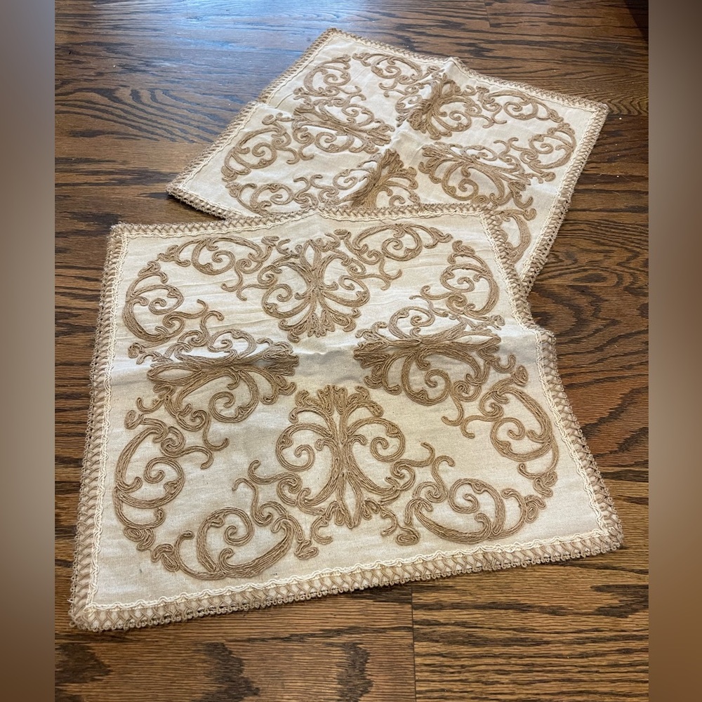 Pillow covers (pillows not included)